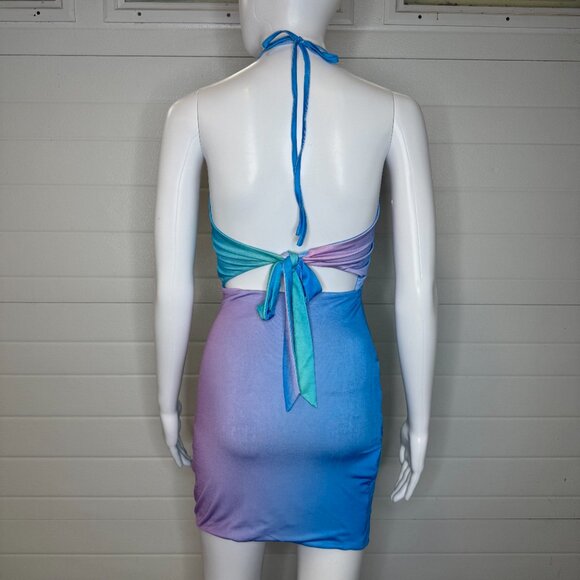 Tiger Mist Lillee Mermaid Gradient Cutout Mini Dress (NWT) - Picture 4 of 9